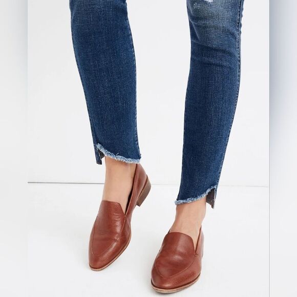 Madewell Petite 10" High-Rise Skinny Jeans: Cutout Tulip Hem Edition Size 24 - Picture 5 of 8